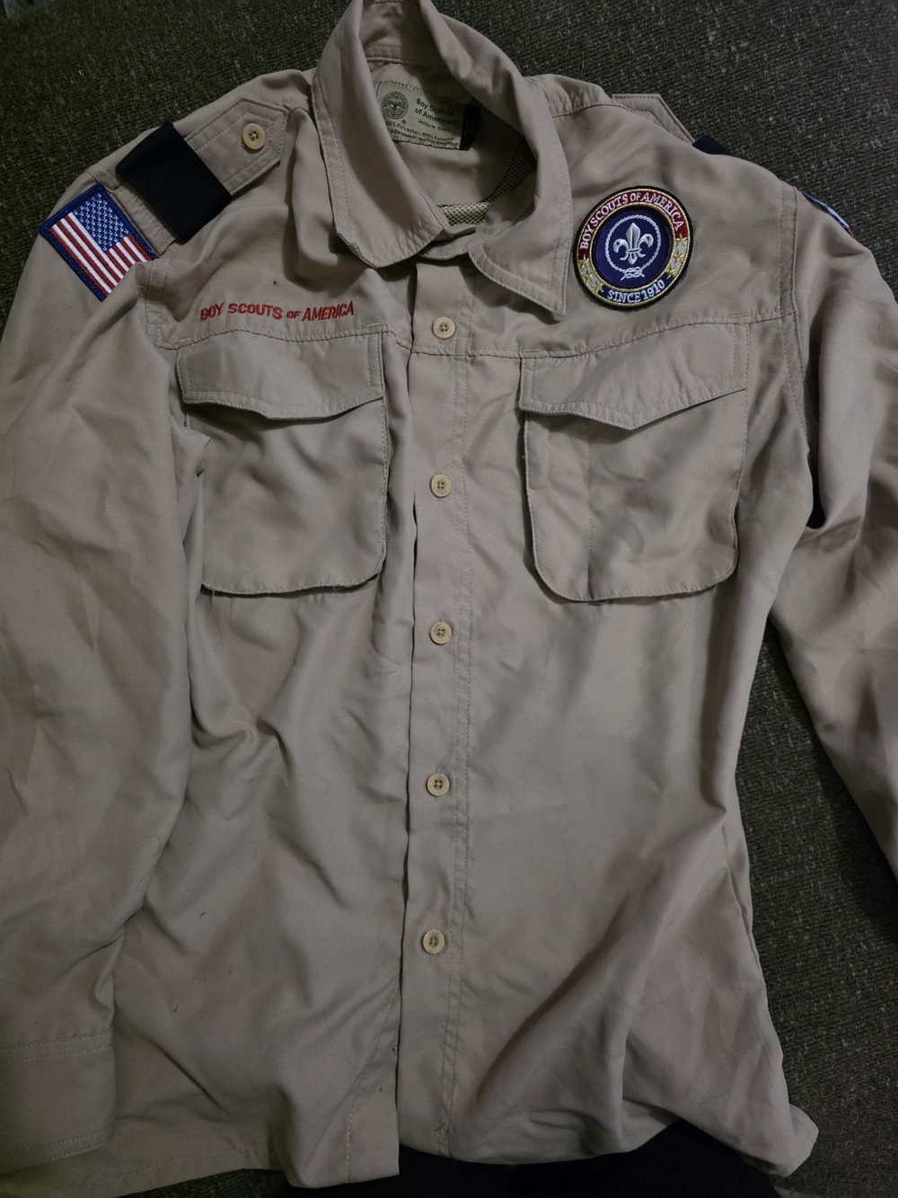 Scouts BSA Long Sleeve Uniform Shirt